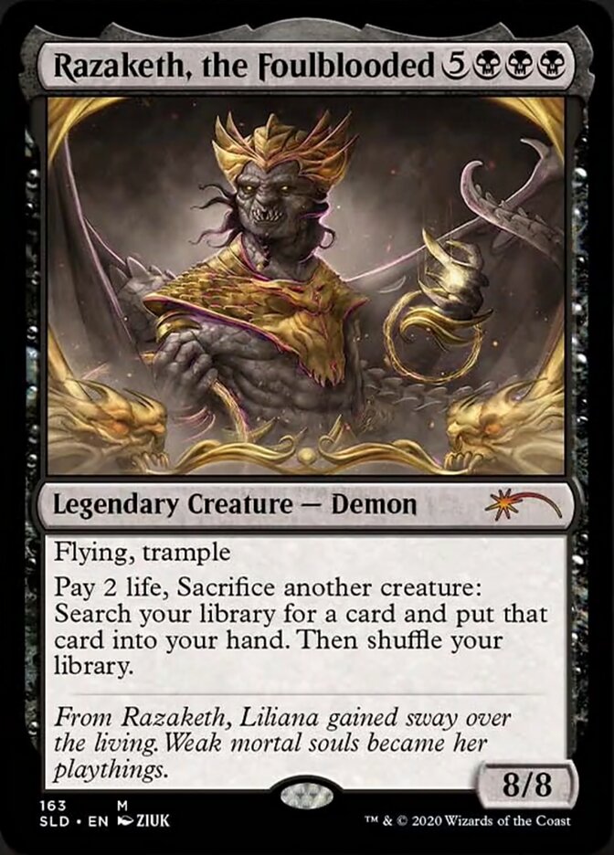 Razaketh, the Foulblooded (Foil Etched) [Secret Lair Drop Series] | Tacoma Games