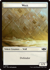 Insect (0023) // Wall Double-Sided Token [Tarkir: Dragonstorm Commander Tokens] | Tacoma Games