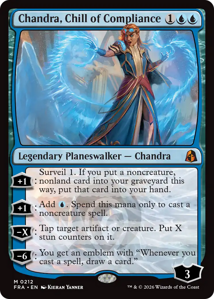 Chandra, Chill of Compliance [Reality Fracture] | Tacoma Games