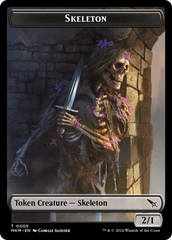Detective // Skeleton Double-Sided Token [Murders at Karlov Manor Tokens] | Tacoma Games