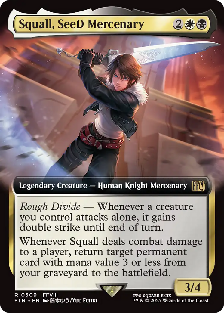 Squall, SeeD Mercenary (Extended Art) [FINAL FANTASY] | Tacoma Games