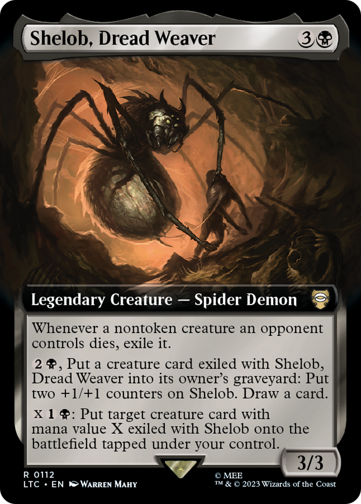 Shelob, Dread Weaver (Extended Art) [The Lord of the Rings: Tales of Middle-Earth Commander] | Tacoma Games