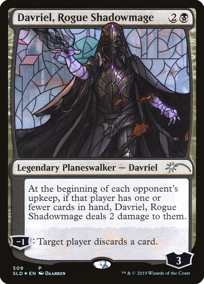 Davriel, Rogue Shadowmage (Stained Glass) [Secret Lair Drop Promos] | Tacoma Games