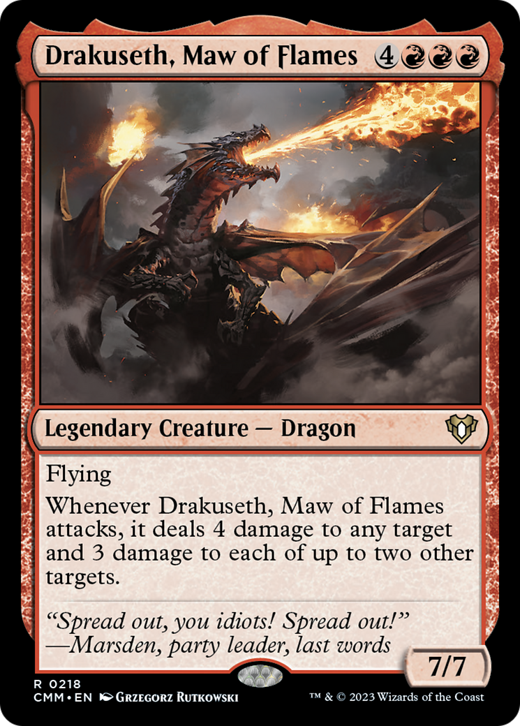 Drakuseth, Maw of Flames [Commander Masters] | Tacoma Games