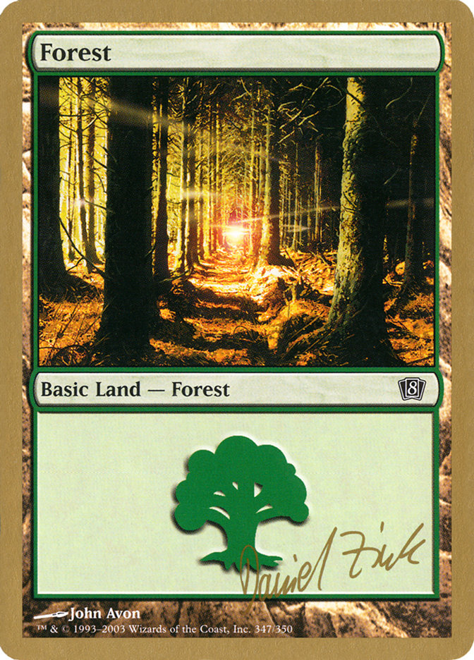 Forest (dz347) (Daniel Zink) [World Championship Decks 2003] | Tacoma Games