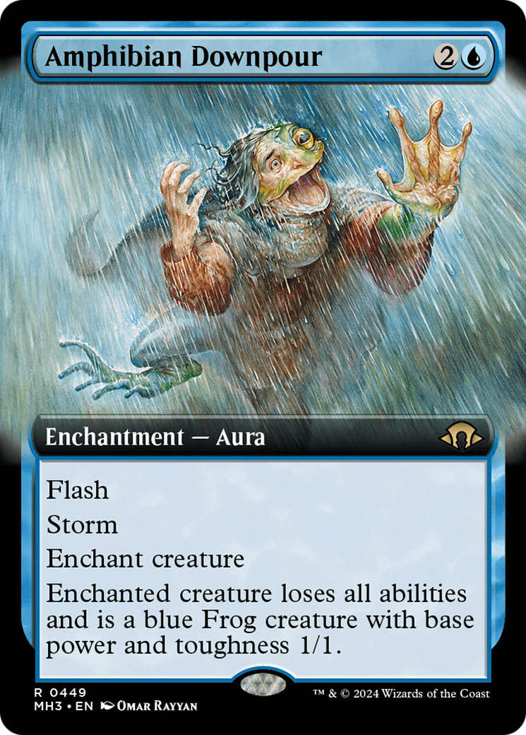 Amphibian Downpour (Extended Art) [Modern Horizons 3] | Tacoma Games