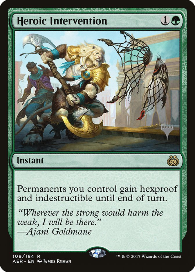 Heroic Intervention (Promo Pack) [Aether Revolt Promos] | Tacoma Games