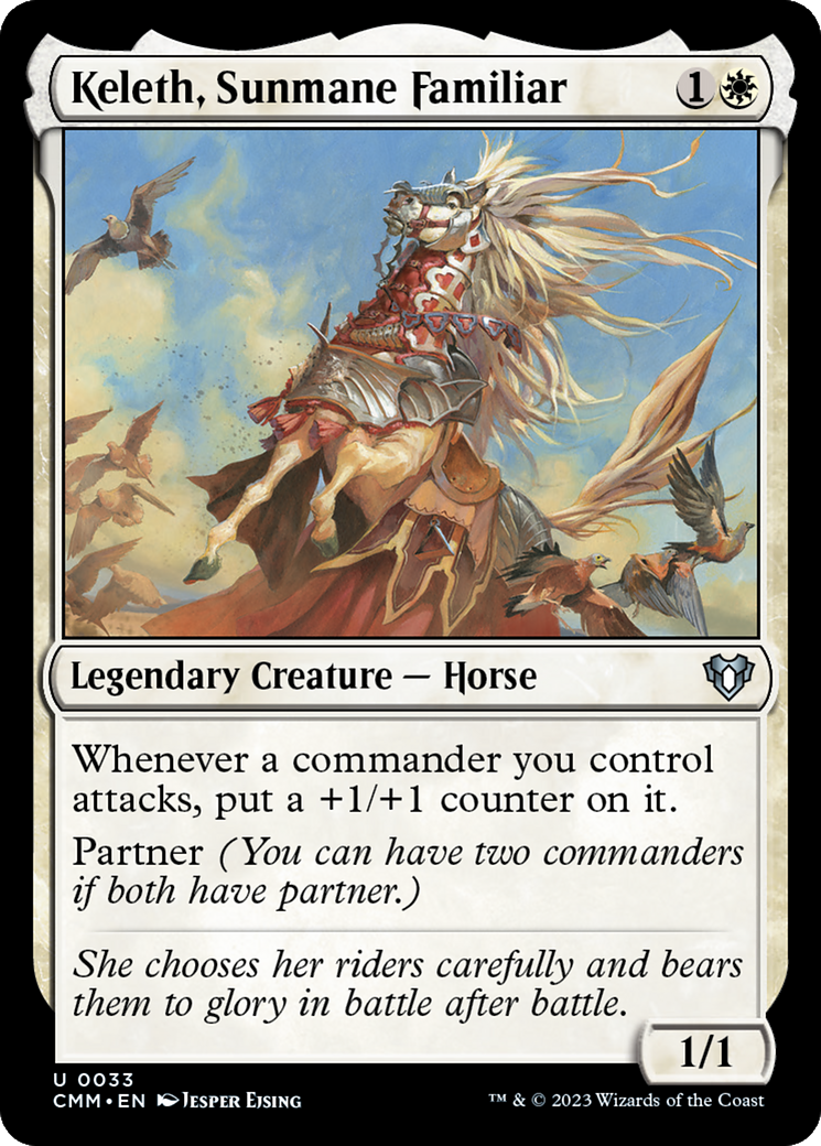 Keleth, Sunmane Familiar [Commander Masters] | Tacoma Games