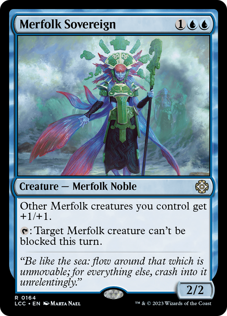 Merfolk Sovereign [The Lost Caverns of Ixalan Commander] | Tacoma Games