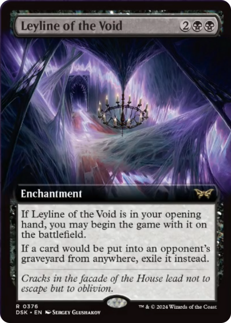 Leyline of the Void (Extended Art) [Duskmourn: House of Horror] | Tacoma Games