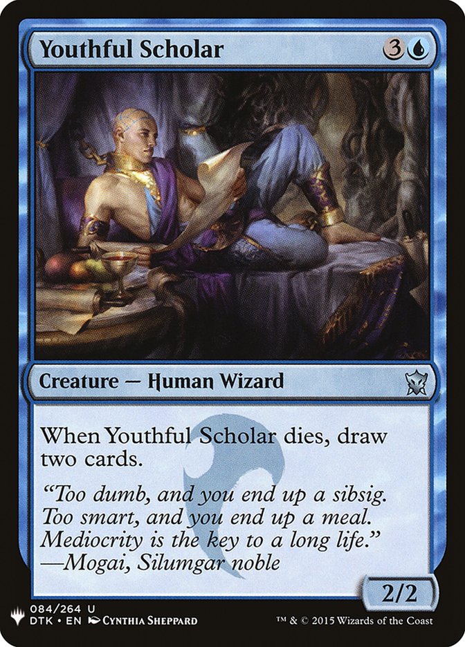 Youthful Scholar [Mystery Booster] | Tacoma Games