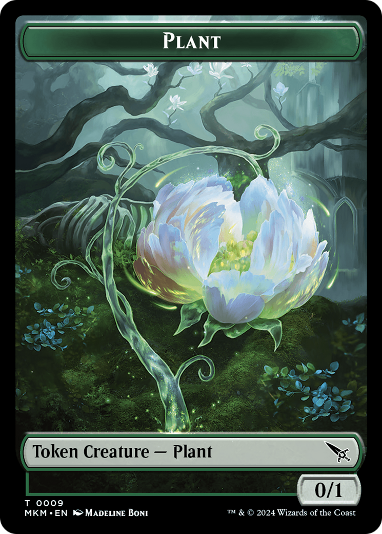 Plant Token [Murders at Karlov Manor Tokens] | Tacoma Games