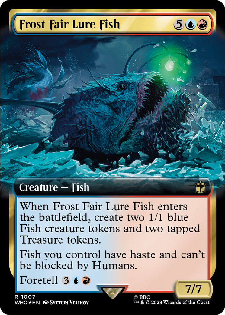 Frost Fair Lure Fish (Extended Art) (Surge Foil) [Doctor Who] | Tacoma Games