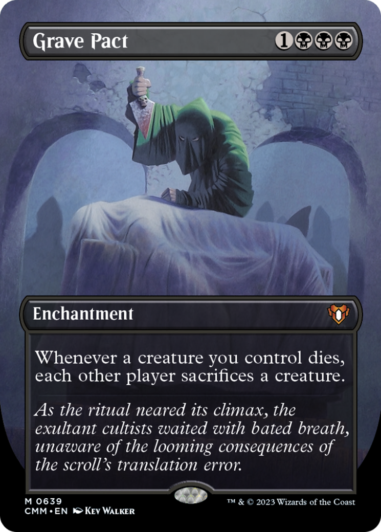 Grave Pact (Borderless Alternate Art) [Commander Masters] | Tacoma Games