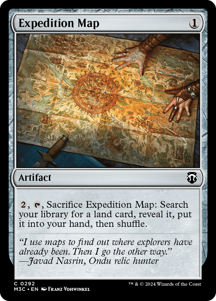 Expedition Map (Ripple Foil) [Modern Horizons 3 Commander] | Tacoma Games