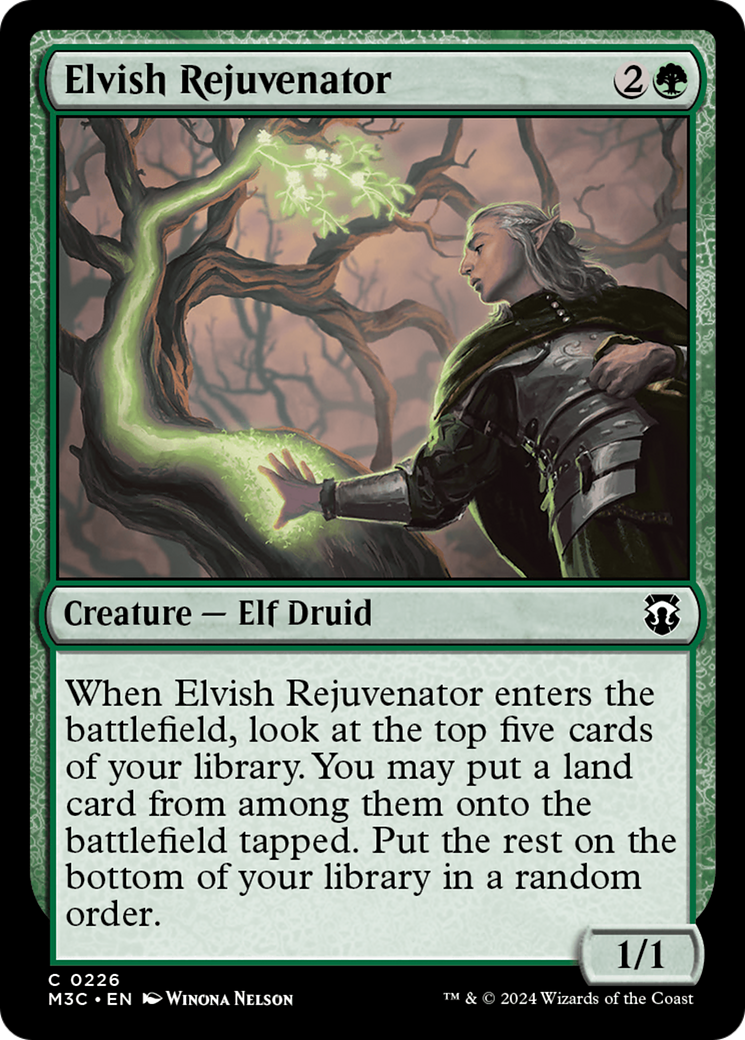 Elvish Rejuvenator (Ripple Foil) [Modern Horizons 3 Commander] | Tacoma Games
