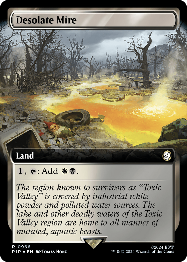 Desolate Mire (Extended Art) (Surge Foil) [Fallout] | Tacoma Games