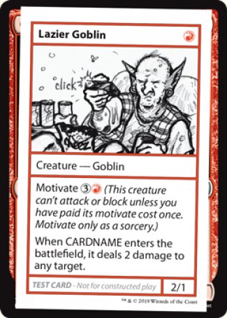 Lazier Goblin (2021 Edition) [Mystery Booster Playtest Cards] | Tacoma Games