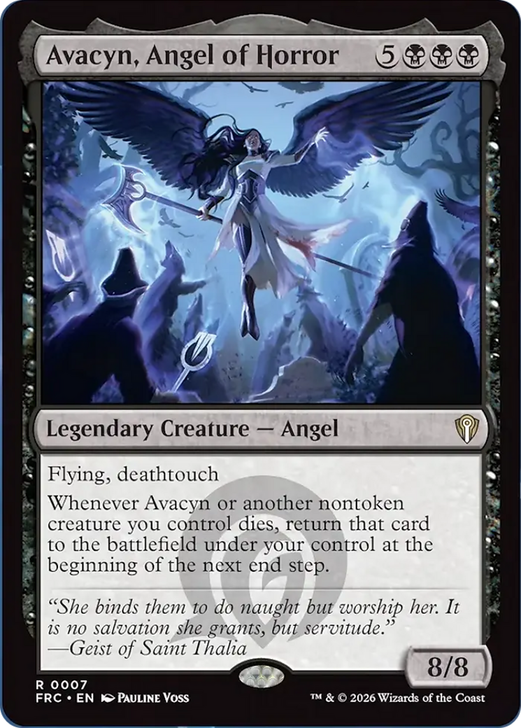 Avacyn, Angel of Horror [Reality Fracture Commander] | Tacoma Games