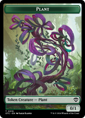 Plant // Sand Warrior Double-Sided Token [Outlaws of Thunder Junction Commander Tokens] | Tacoma Games