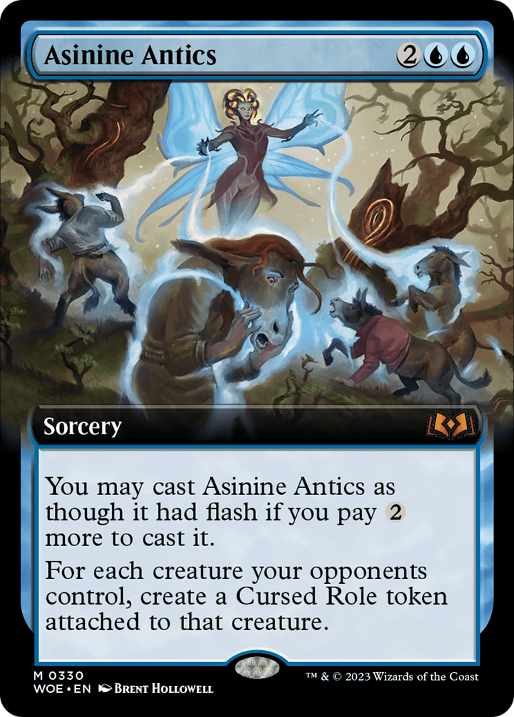 Asinine Antics (Extended Art) [Wilds of Eldraine] | Tacoma Games