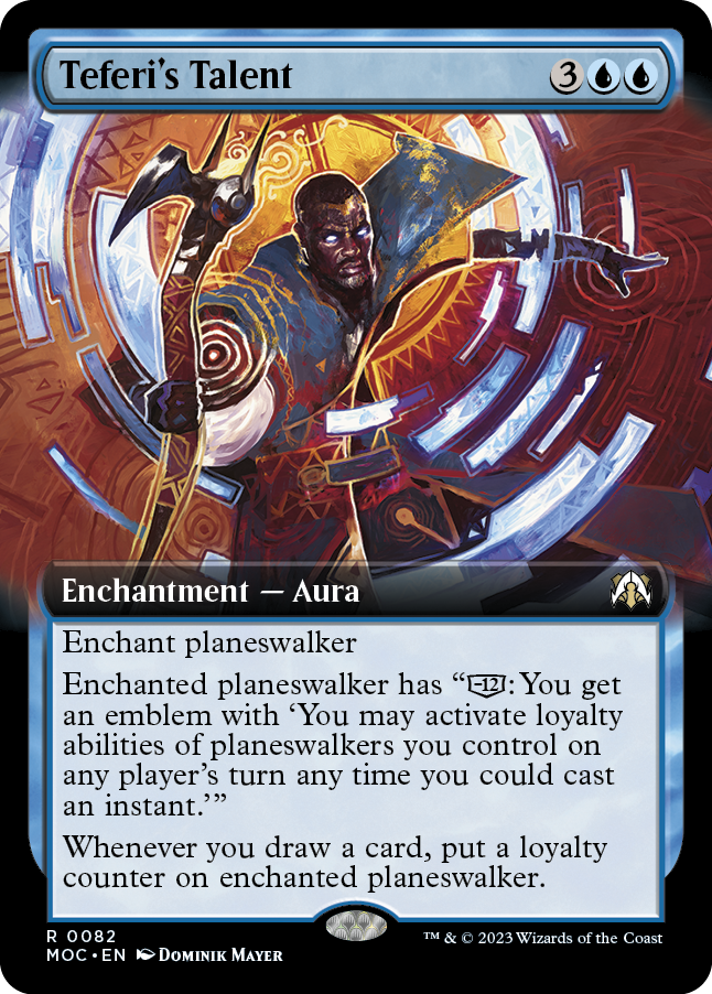 Teferi's Talent (Extended Art) [March of the Machine Commander] | Tacoma Games