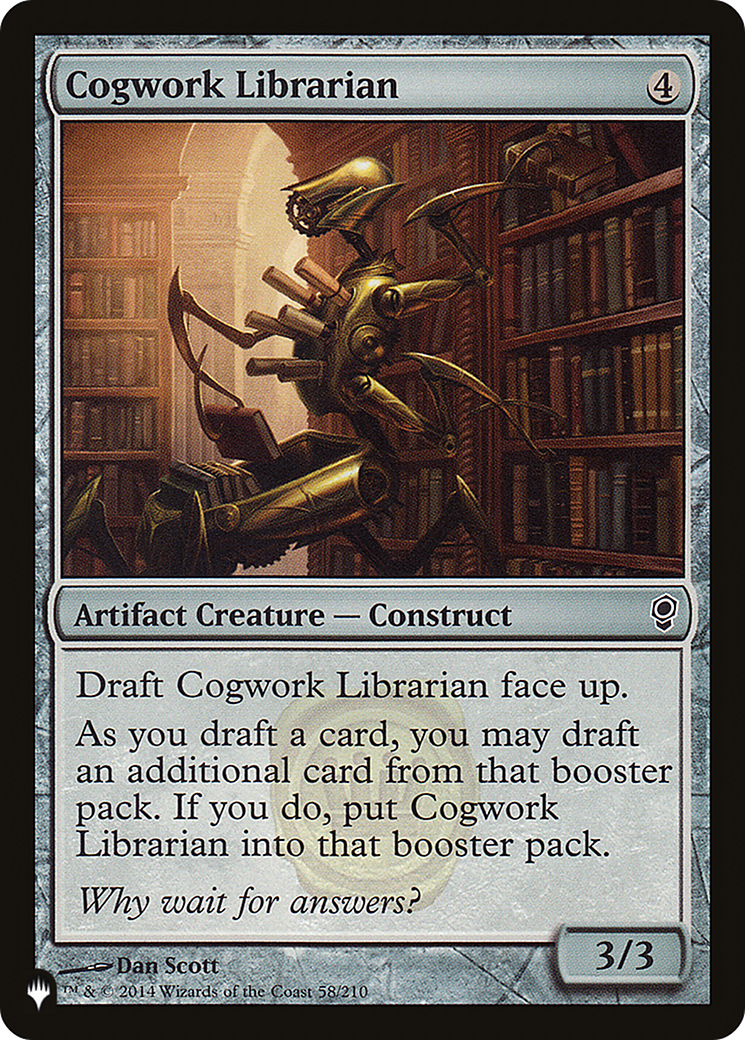 Cogwork Librarian [The List Reprints] | Tacoma Games