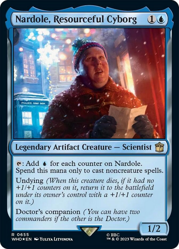 Nardole, Resourceful Cyborg (Surge Foil) [Doctor Who] | Tacoma Games