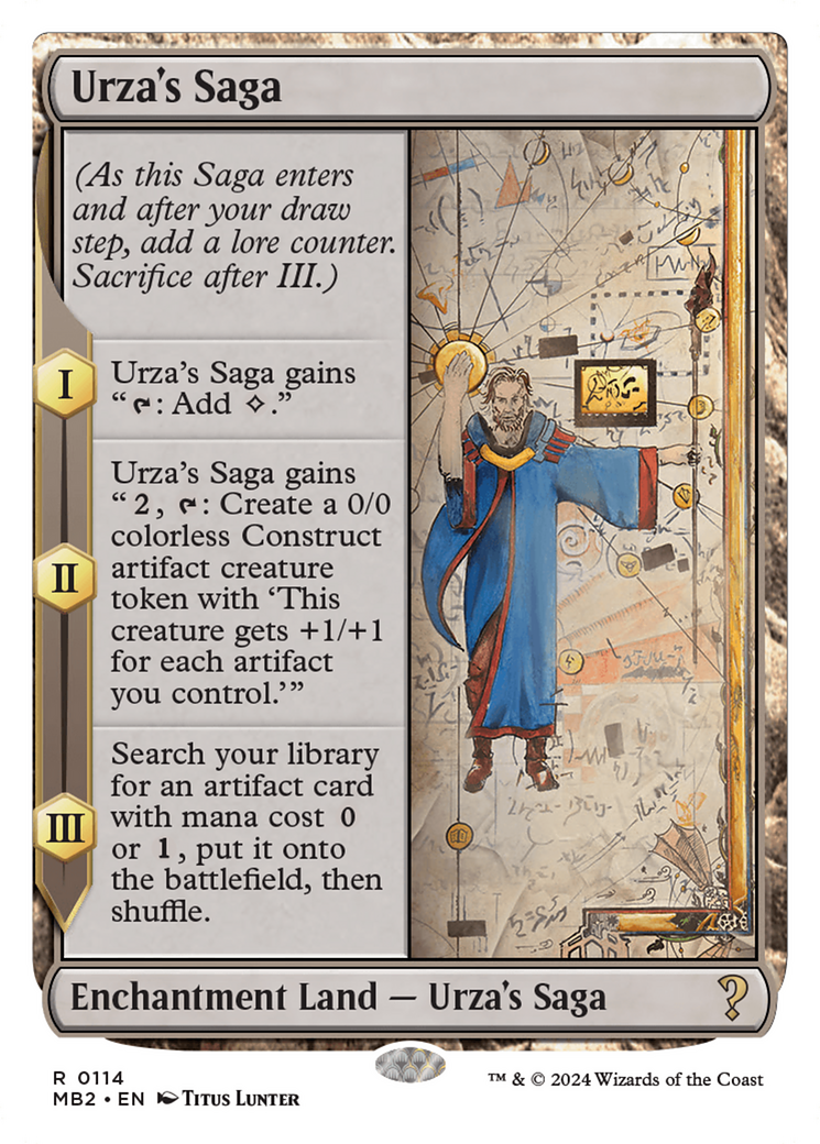 Urza's Saga (White Border) [Mystery Booster 2] | Tacoma Games