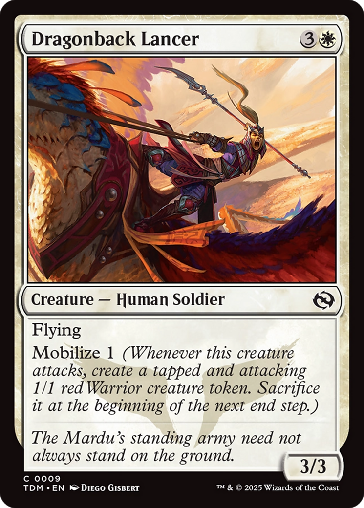 Dragonback Lancer [Tarkir: Dragonstorm] | Tacoma Games