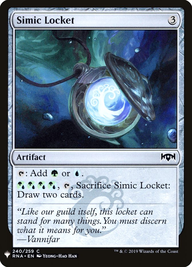 Simic Locket [Mystery Booster] | Tacoma Games