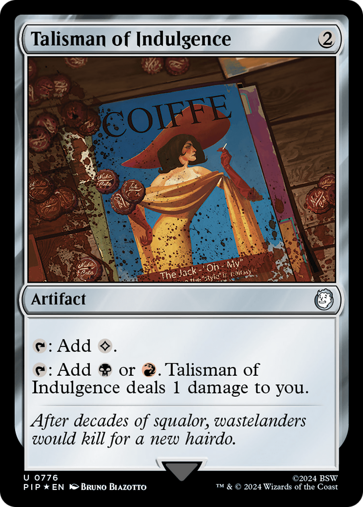 Talisman of Indulgence (Surge Foil) [Fallout] | Tacoma Games