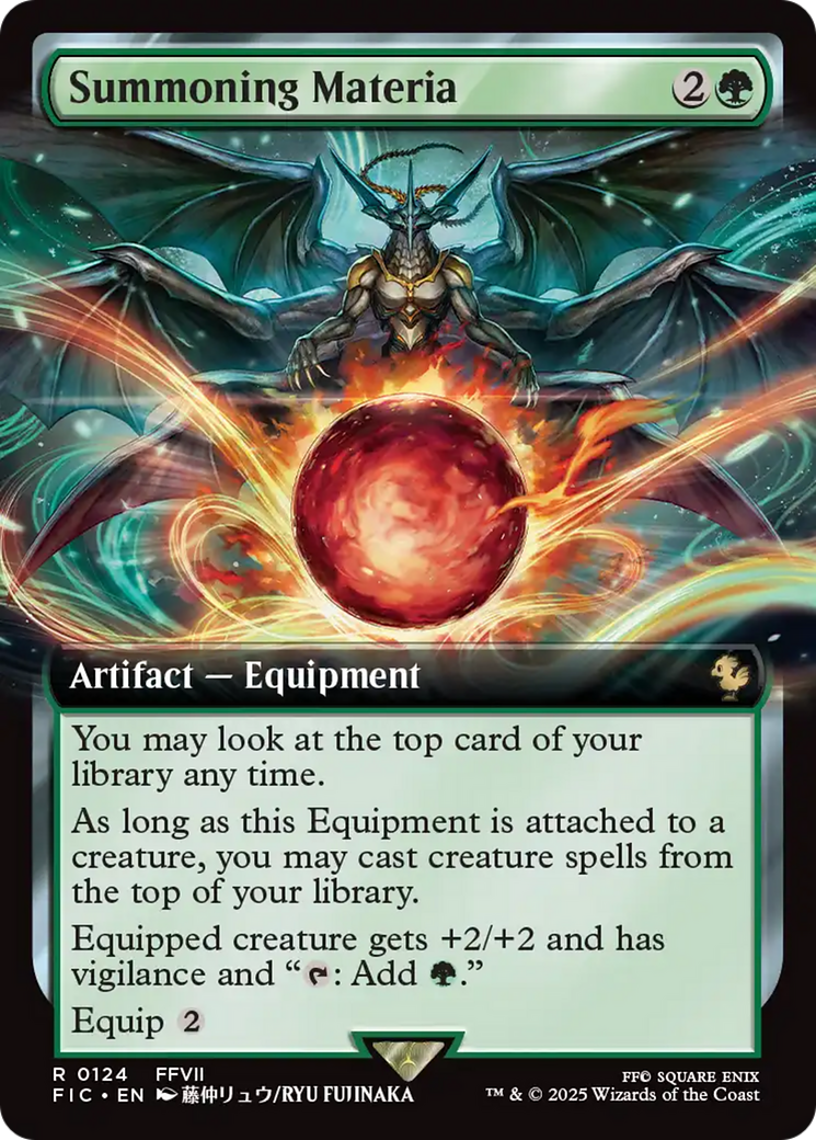 Summoning Materia (Extended Art) [FINAL FANTASY Commander] | Tacoma Games
