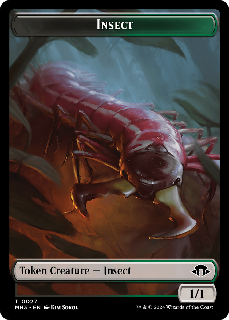 Insect Token (0027) [Modern Horizons 3 Tokens] | Tacoma Games