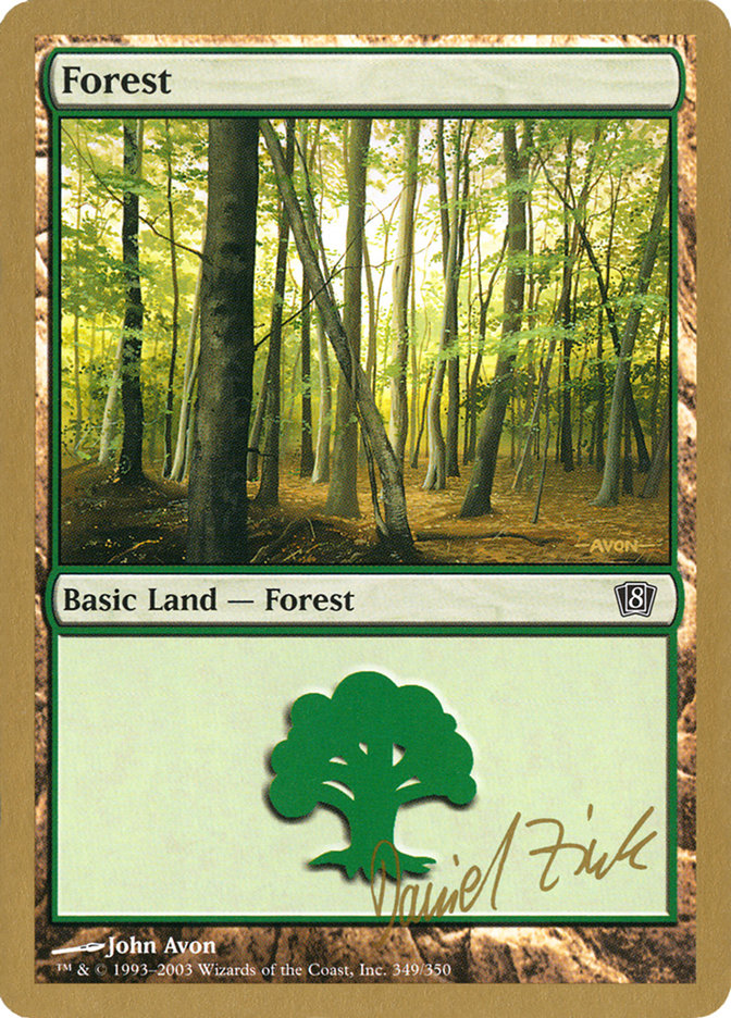 Forest (dz349) (Daniel Zink) [World Championship Decks 2003] | Tacoma Games