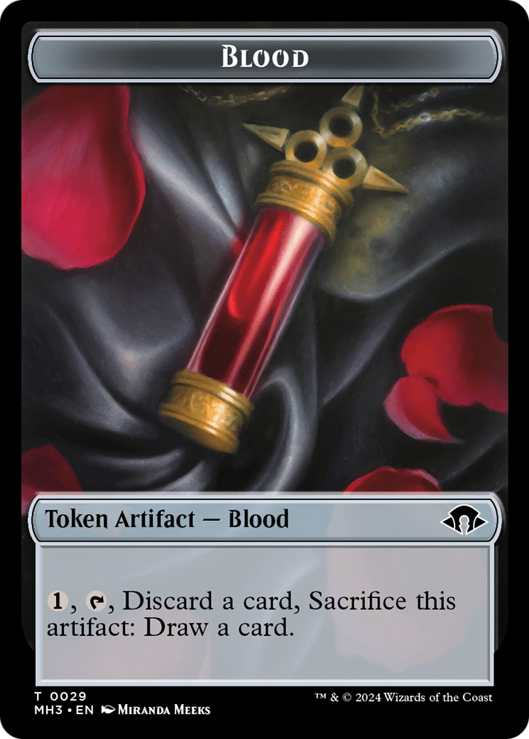 Eldrazi Spawn // Blood Double-Sided Token [Modern Horizons 3 Tokens] | Tacoma Games