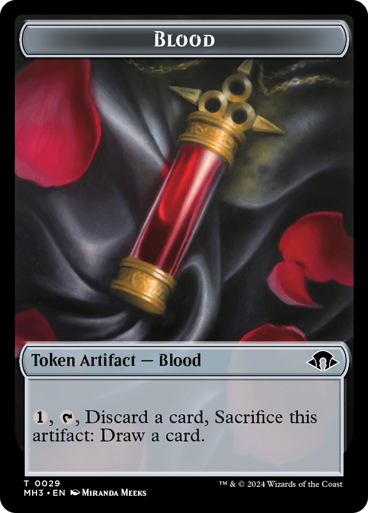 Servo // Blood Double-Sided Token [Modern Horizons 3 Tokens] | Tacoma Games