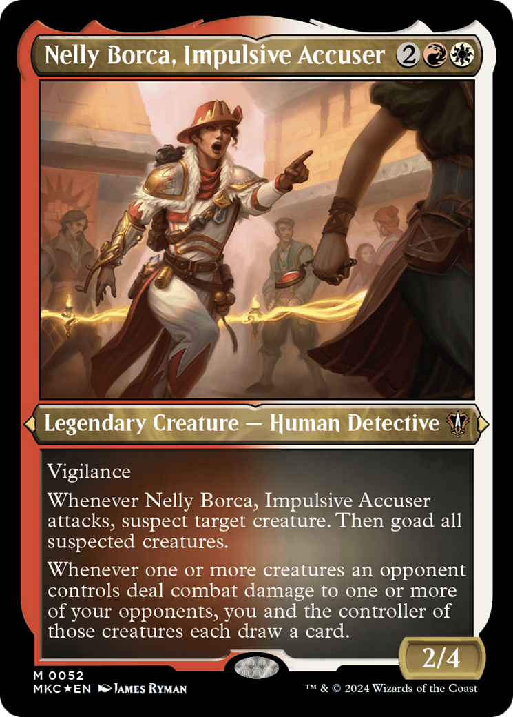 Nelly Borca, Impulsive Accuser (Display Commander) [Murders at Karlov Manor Commander] | Tacoma Games