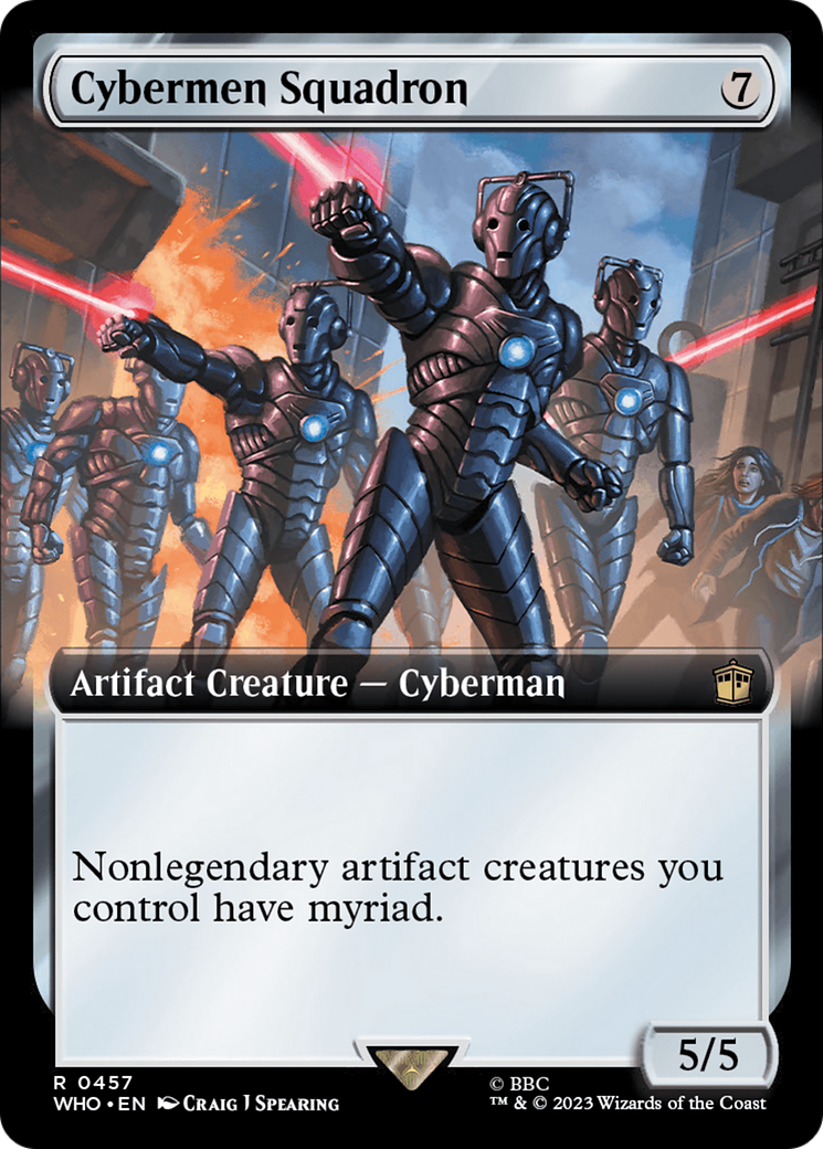 Cybermen Squadron (Extended Art) [Doctor Who] | Tacoma Games