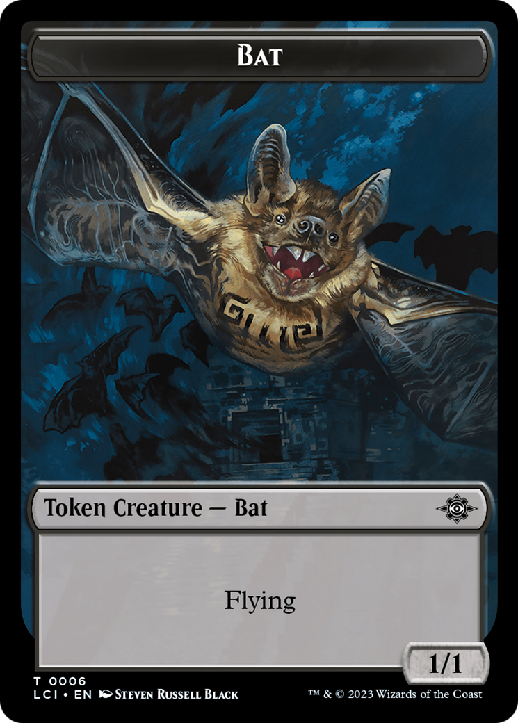 Treasure (0018) // Bat Double-Sided Token [The Lost Caverns of Ixalan Tokens] | Tacoma Games