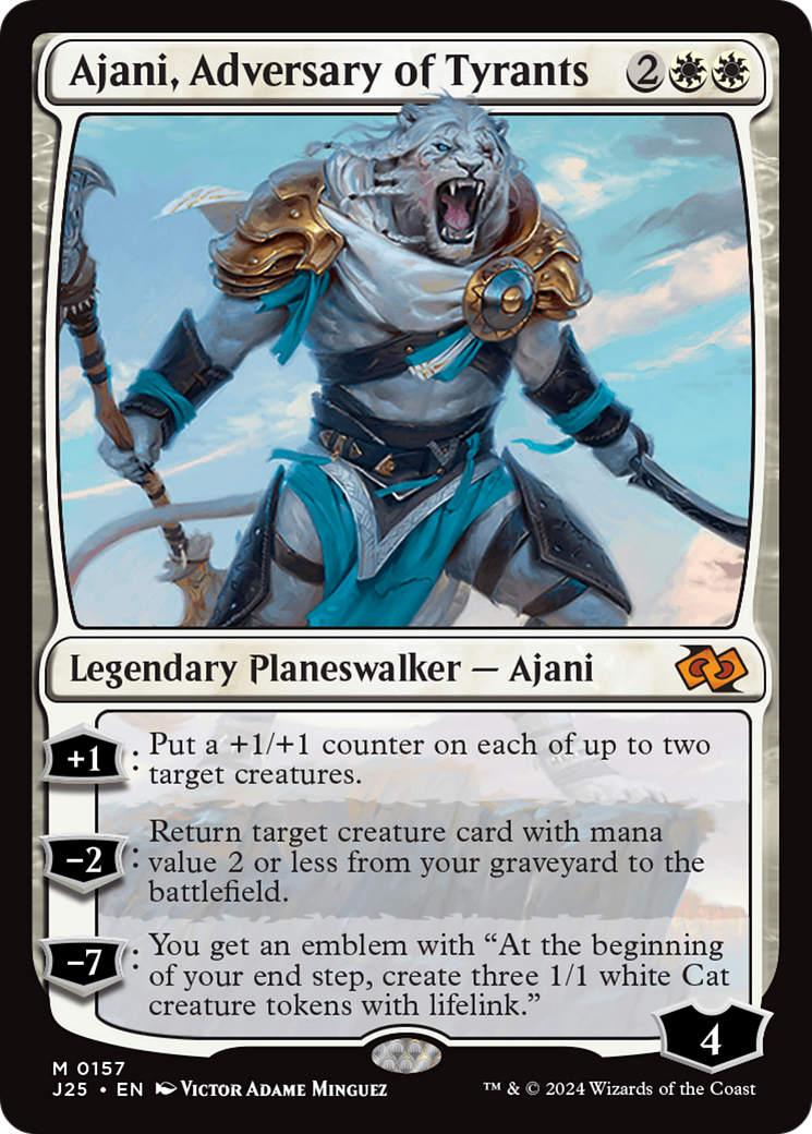 Ajani, Adversary of Tyrants [Foundations Jumpstart] | Tacoma Games