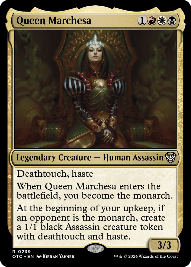 Queen Marchesa [Outlaws of Thunder Junction Commander] | Tacoma Games