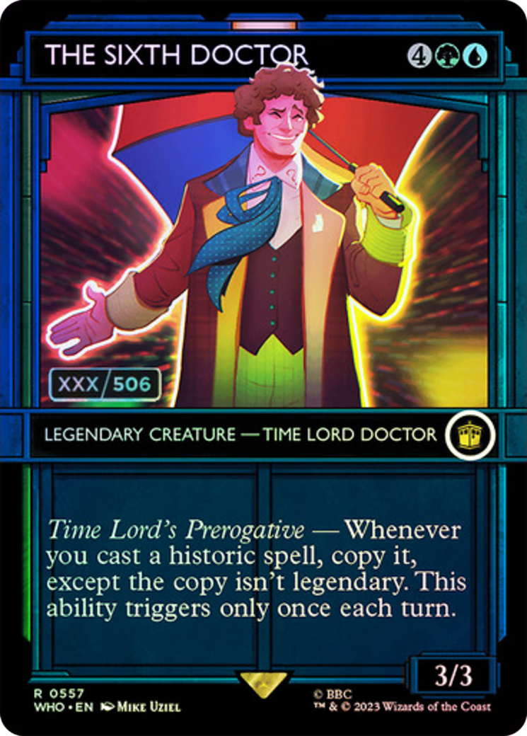 The Sixth Doctor (Serial Numbered) [Doctor Who] | Tacoma Games