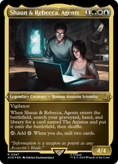 Shaun & Rebecca, Agents (Foil Etched) [Assassin's Creed] | Tacoma Games