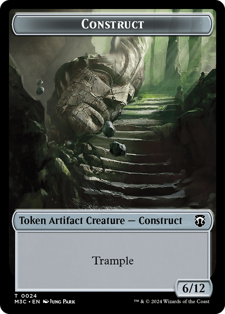 Construct // Myr Double-Sided Token [Modern Horizons 3 Commander Tokens] | Tacoma Games