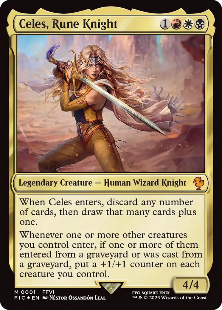 Celes, Rune Knight (0001) [FINAL FANTASY Commander] | Tacoma Games