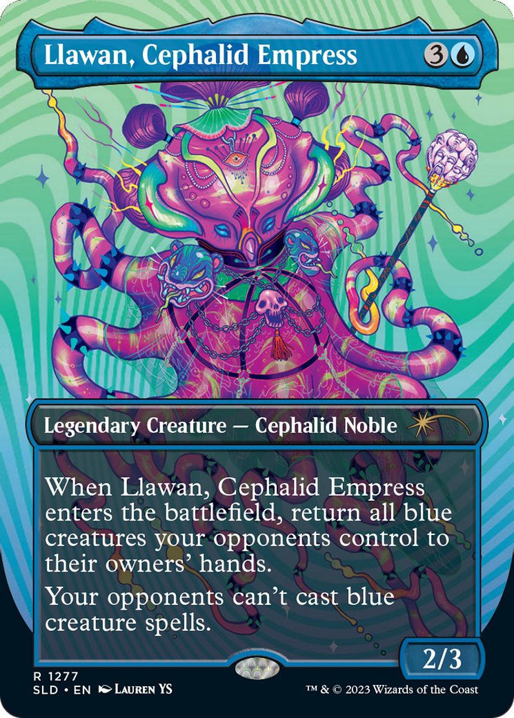 Llawan, Cephalid Empress (Borderless) [Secret Lair Drop Series] | Tacoma Games