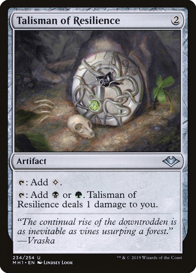 Talisman of Resilience [Modern Horizons] | Tacoma Games