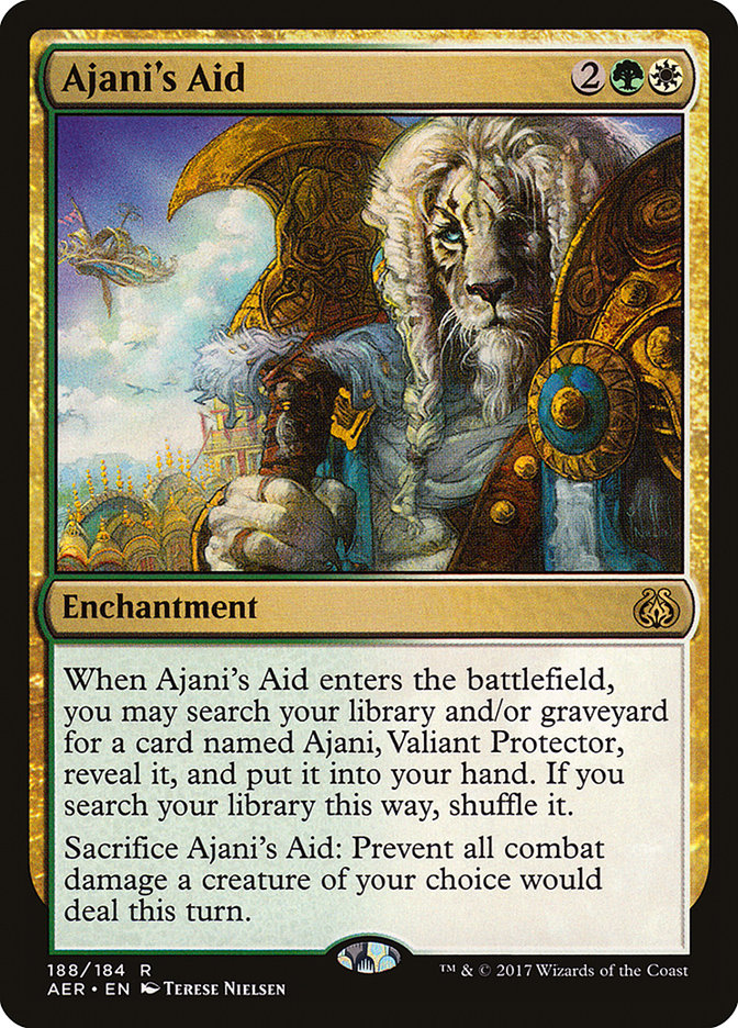 Ajani's Aid [Aether Revolt] | Tacoma Games