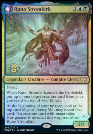 Runo Stromkirk // Krothuss, Lord of the Deep [Innistrad: Crimson Vow Prerelease Promos] | Tacoma Games